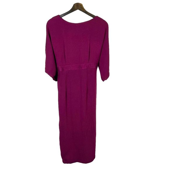 closet london ribbed pencil dress Plus 22 Closet London Ribbed Pencil Dress W/ Tie Belt Powder Blue Midi ASOS  3x